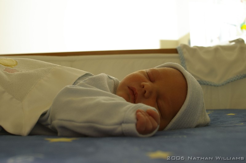landon00019 Landon lays in his own bed for the first time
